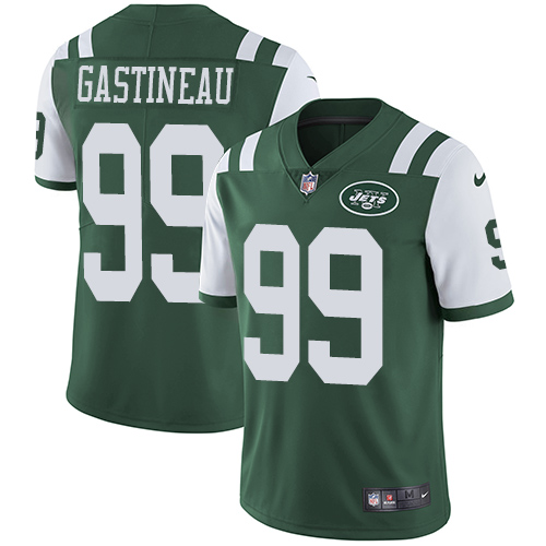 New York Jets #99 Mark Gastineau Green Team Color Men's Stitched Vapor Untouchable Limited Jersey Men's