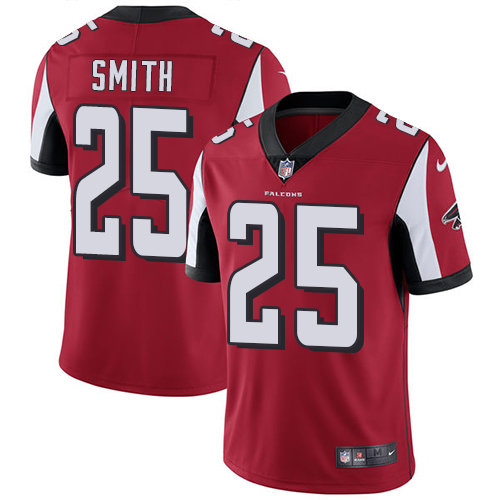Atlanta Falcons #25 Ito Smith Red Team Color Men's Stitched Vapor Untouchable Limited Jersey Men's