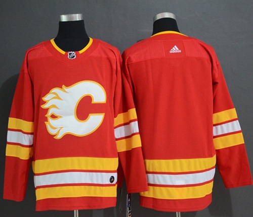 Adidas Flames Blank Red Alternate Authentic Stitched Jersey
