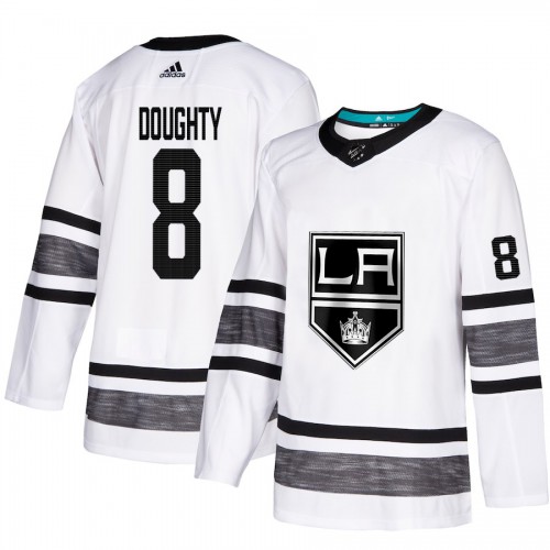 Adidas Los Angeles Kings #8 Drew Doughty White Authentic 2019 All-Star Stitched Jersey Men's