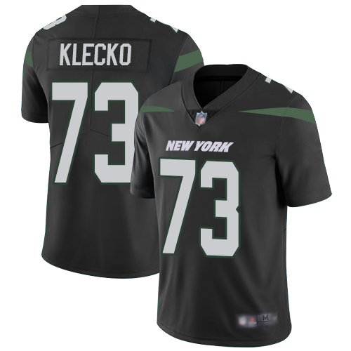 New York Jets #73 Joe Klecko Black Alternate Men's Stitched Vapor Untouchable Limited Jersey Men's