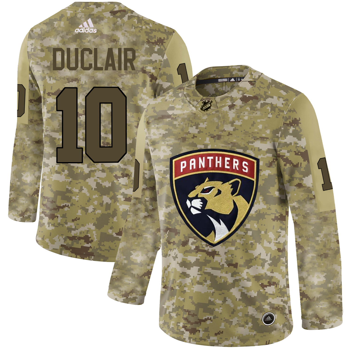 Adidas Panthers #10 Anthony Duclair Camo Authentic Stitched Jersey