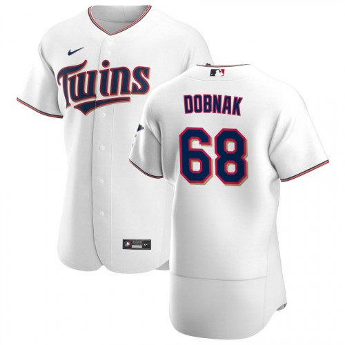 Minnesota Minnesota Twins #68 Randy Dobnak Men's White Home 2020 Authentic Player Jersey Men's