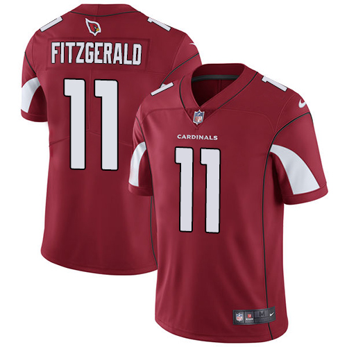 Cardinals #11 Larry Fitzgerald Red Team Color Men's Stitched Vapor Untouchable Limited Jersey