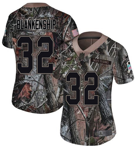 Eagles #32 Reed Blankenship Camo Women's Stitched Limited Rush Realtree Jersey