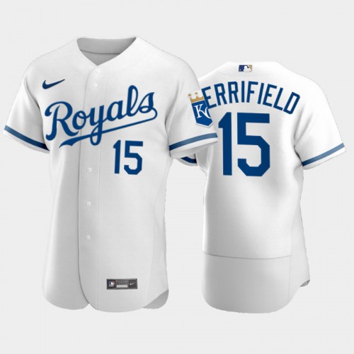 Kansas City Kansas City Royals #15 Whit Merrifield Men's Game Replica 2022 City Connect White Jersey Men's