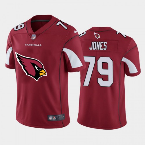 Arizona Arizona Cardinals #79 Chandler Jones Red Men's Big Team Logo Vapor Limited Jersey Men's