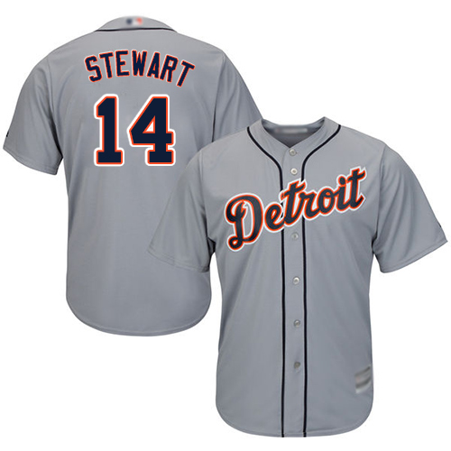 Detroit Tigers #14 Christin Stewart Grey New Cool Base Stitched Jersey Men's