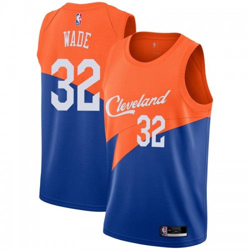 Cleveland Cavaliers #32 Dean Wade Blue Womens Swingman City Edition 2018/19 Jersey Womens