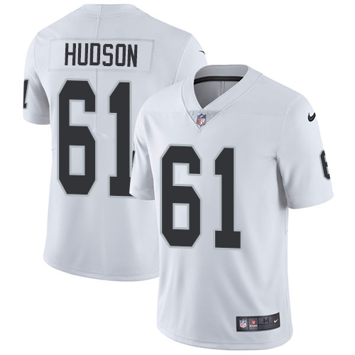 Las Vegas Raiders #61 Rodney Hudson White Men's Stitched Vapor Untouchable Limited Jersey Men's