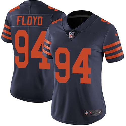 Chicago Bears #94 Leonard Floyd Navy Blue Alternate Women's Stitched Vapor Untouchable Limited Jersey Womens