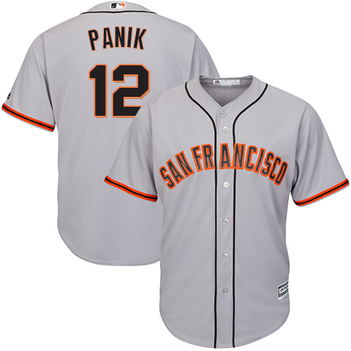 San Francisco Giants #12 Joe Panik Grey Road Cool Base Stitched Youth Jersey Youth