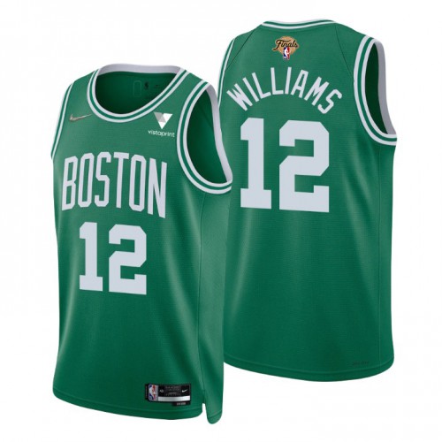 Boston Boston Celtics #12 Grant Williams Green Youth 2022 Finals 75th Anniversary Diamond Icon Edition Swingman Jersey Youth