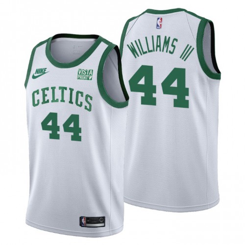 Boston Boston Celtics #44 Robert Williams III Youth Releases Classic Edition 75th Anniversary Jersey White Youth