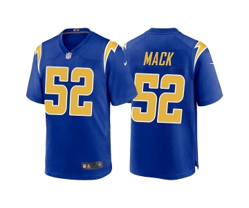 Men's Youth Women's Los Angeles Chargers #52 Khalil Mack Royal Vapor Untouchable Limited Stitched Jersey