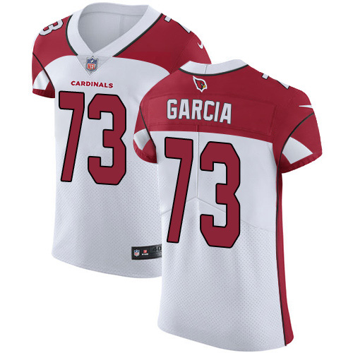 Cardinals #73 Max Garcia White Men's Stitched New Elite Jersey