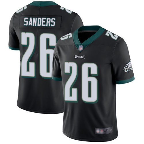 Eagles #26 Miles Sanders Black Alternate Youth Stitched Vapor Untouchable Limited Jersey