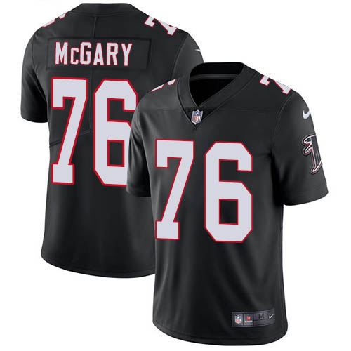 Atlanta Falcons #76 Kaleb McGary Black Alternate Men's Stitched Vapor Untouchable Limited Jersey Men's