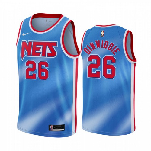 Brooklyn Nets #26 Spencer Dinwiddie Blue Womens Swingman Classic Edition Jersey Womens