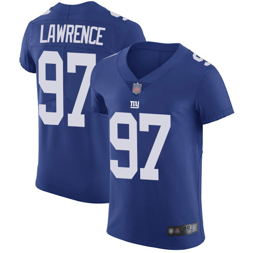 Giants #97 Dexter Lawrence Royal Blue Team Color Men's Stitched Vapor Untouchable Elite Jersey