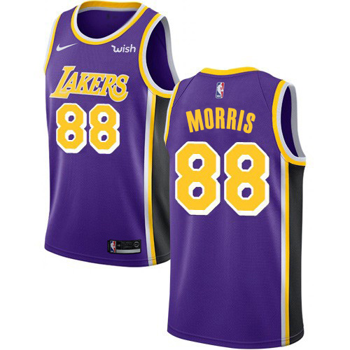Los Angeles Lakers #88 Markieff Morris Purple Youth Swingman Statement Edition Jersey Youth