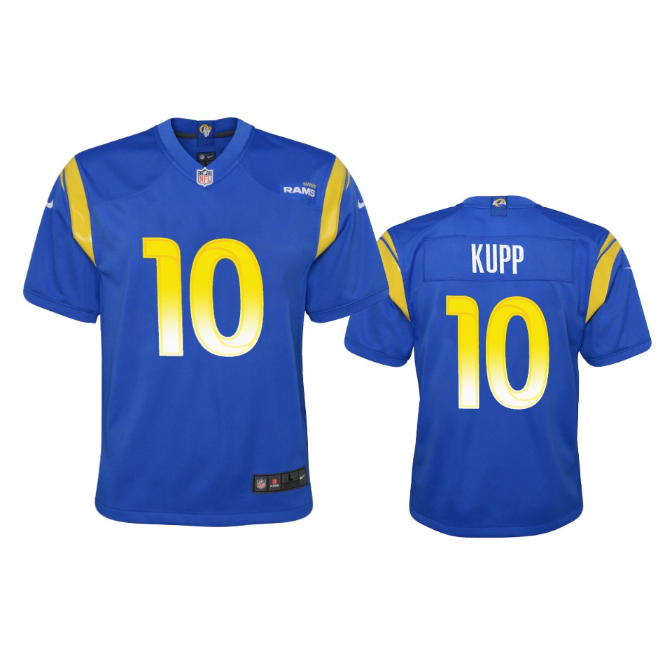 Los Angeles Rams #10 Cooper Kupp Youth Game Jersey - Royal
