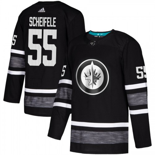 Adidas Winnipeg Jets #55 Mark Scheifele Black Authentic 2019 All-Star Stitched Youth Jersey Youth
