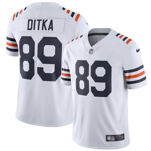 Bears #89 Mike Ditka White Men's 2019 Alternate Classic Retired Stitched Vapor Untouchable Limited Jersey