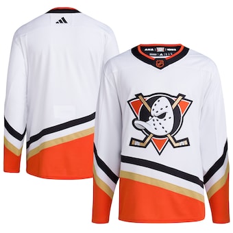 Anaheim Ducks Blank Men's Adidas Reverse Retro 2.0 Authentic Player Jersey - White