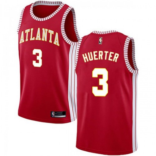 Atlanta Hawks #3 Kevin Huerter Red Youth Swingman Statement Edition Jersey Youth