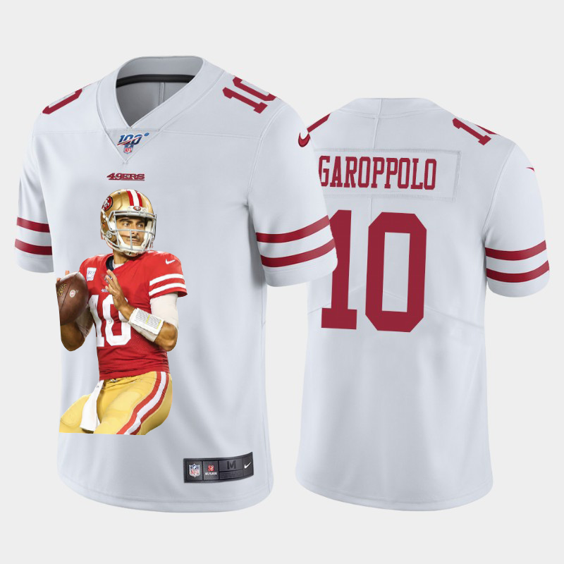 San Francisco 49ers #10 Jimmy Garoppolo Team Hero 2 Vapor Limited 100 Jersey White