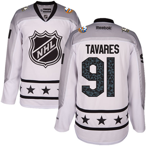 New York Islanders #91 John Tavares White 2017 All-Star Metropolitan Division Stitched Youth Jersey Youth