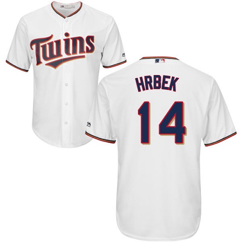 Minnesota Twins #14 Kent Hrbek White Cool Base Stitched Youth Jersey Youth