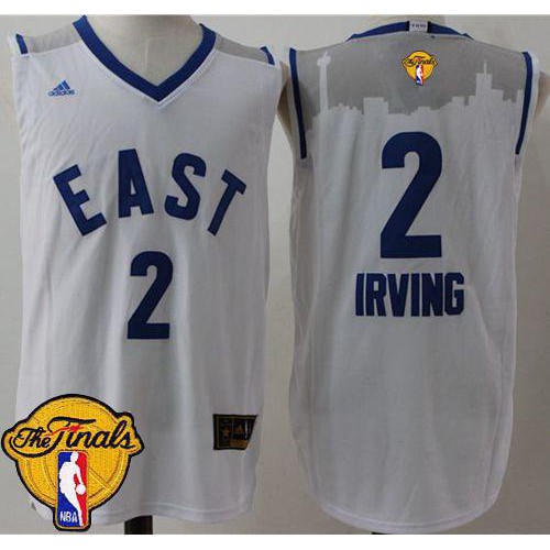 Cleveland Cavaliers #2 Kyrie Irving White 2016 All-Star The Finals Patch Stitched Jersey Mens