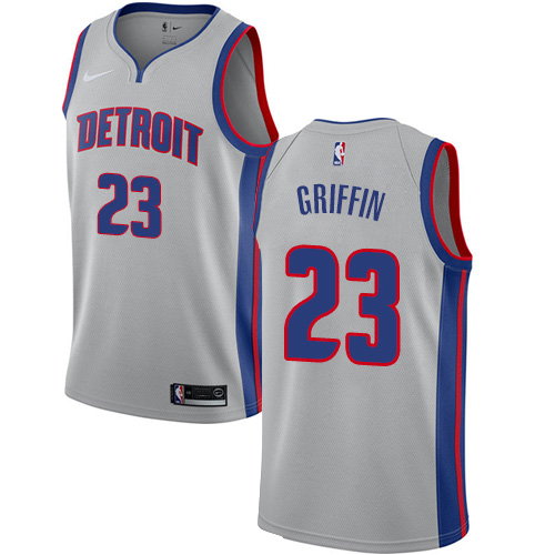 Detroit Pistons #23 Blake Griffin Silver Youth Swingman Statement Edition Jersey Youth