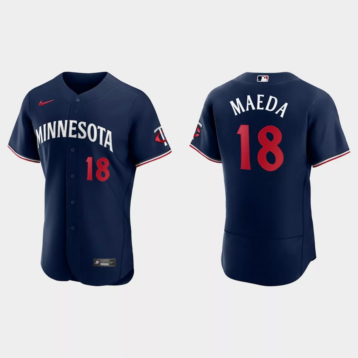 Minnesota Twins #18 Kenta Maeda Men's 2023 Authentic Jersey - Navy