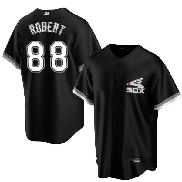 Men's Youth Women's Chicago White Sox 88 Replica Black 2020 Luis Robert Jersey