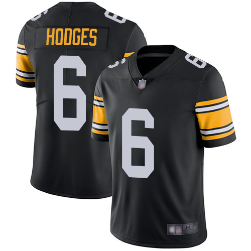 Pittsburgh Steelers #6 Devlin Hodges Black Alternate Youth Stitched Vapor Untouchable Limited Jersey Youth