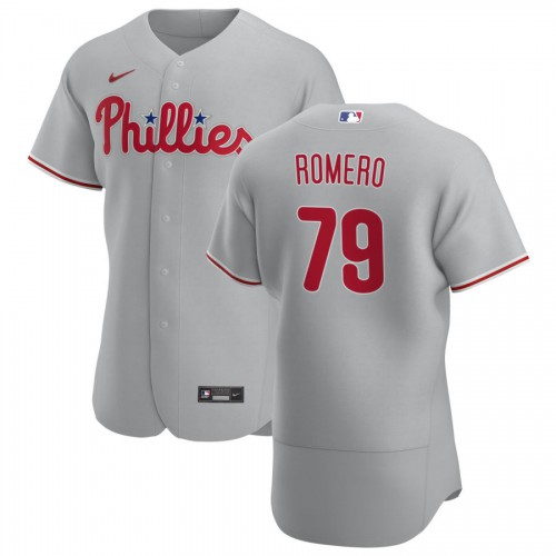Philadelphia Philadelphia Phillies #79 JoJo Romero Men's Gray Road 2020 Authentic Player Jersey Men's