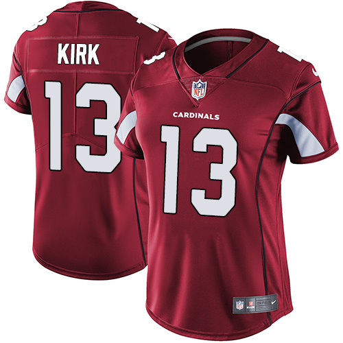 Arizona Cardinals #13 Christian Kirk Red Team Color Women's Stitched Vapor Untouchable Limited Jersey Womens