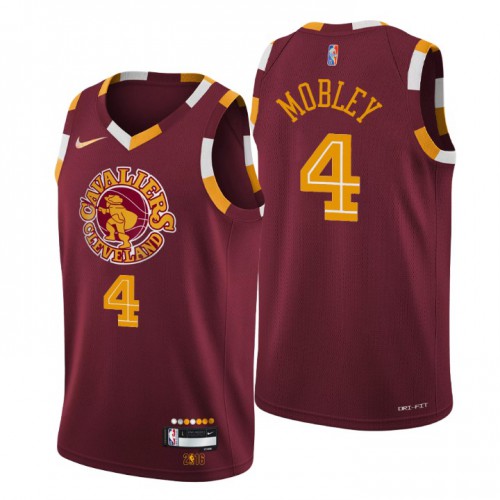 Cleveland Cleveland Cavaliers #4 Evan Mobley Mens Wine 2021/22 Swingman Jersey - City Edition Mens