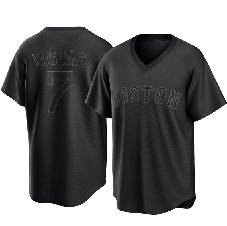 Men's Youth Women's Boston Red Sox #7 Masataka Yoshida Pitch Fashion Jersey - Black