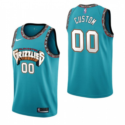 Memphis Grizzlies Custom 1988-89 Retro Hardwood Classics Stitched Jersey