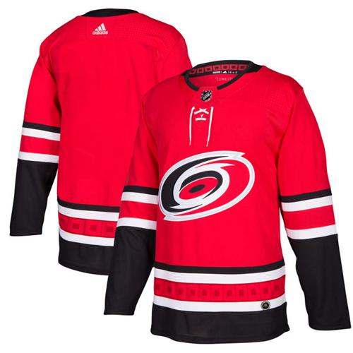 Adidas Hurricanes Blank Red Home Authentic Stitched Jersey