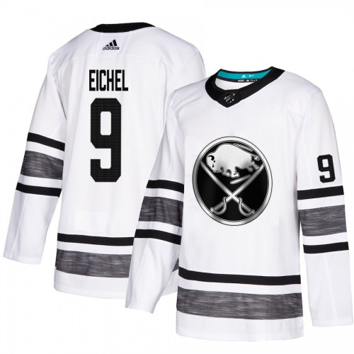Adidas Buffalo Sabres #9 Jack Eichel White Authentic 2019 All-Star Stitched Jersey Men's