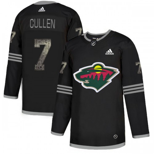 Adidas Minnesota Wild #7 Matt Cullen Black Authentic Classic Stitched Jersey Men's