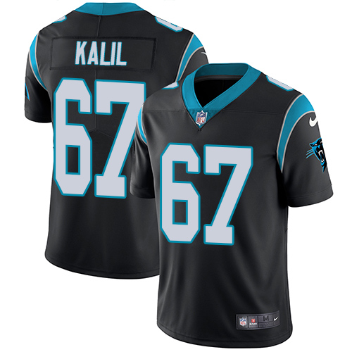 Carolina Panthers #67 Ryan Kalil Black Team Color Youth Stitched Vapor Untouchable Limited Jersey Youth