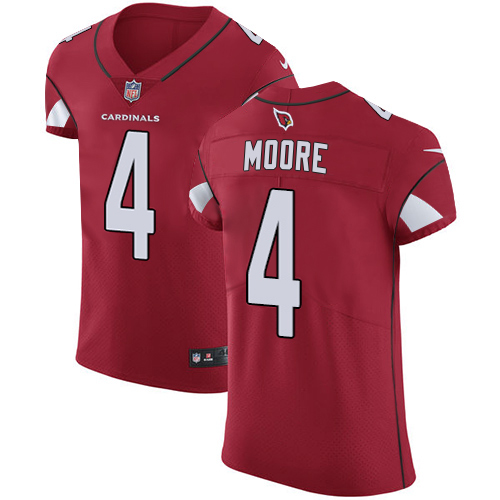 Cardinals #4 Rondale Moore Red Team Color Men's Stitched Vapor Untouchable Elite Jersey