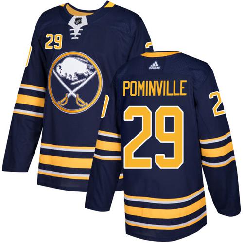 Adidas Buffalo Sabres #29 Jason Pominville Navy Blue Home Authentic Youth Stitched Jersey Youth