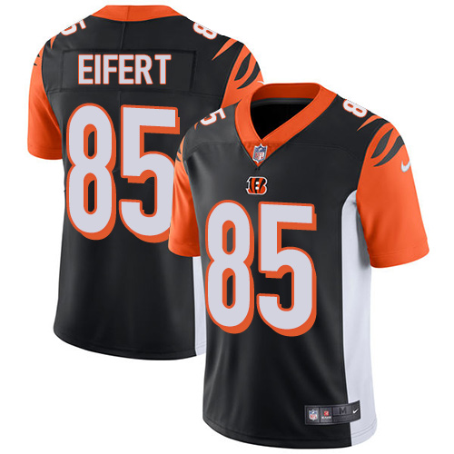 Cincinnati Bengals #85 Tyler Eifert Black Team Color Youth Stitched Vapor Untouchable Limited Jersey Youth